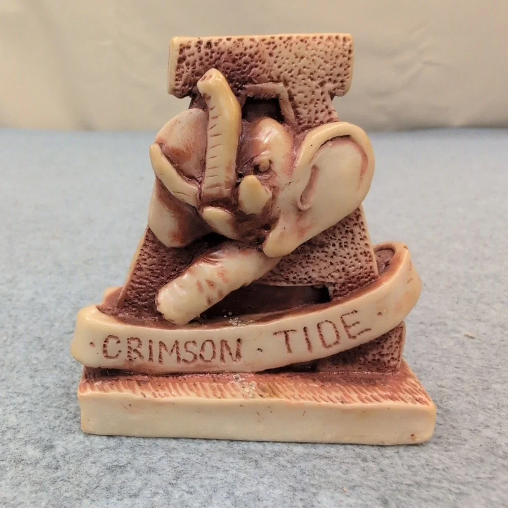 Alabama Crimson Tide Big Al Elephant Georgia Marble Figurine Limited Edition 90 - Picture 1 of 5